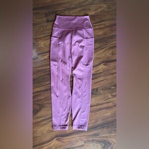 Reflex Dusty Rose High-Waisted Leggings